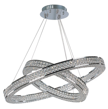 Maxim Lighting Eternity 2-Tier LED Pendant Polished Chrome