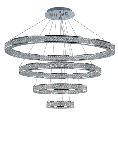 Maxim Lighting Eternity 4 Tier 40" LED Chandelier Polished Chrome