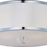 Maxim Lighting Metro 3-Light Semi-Flush Mount Polished Chrome