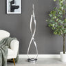 Finesse Decor Vienna LED 55" Tall Floor Lamp Chrome