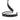 Finesse Decor Hamburg Black Table Lamp LED Strip & Dimmable Switch