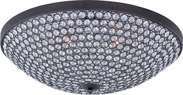 Maxim Lighting Glimmer 6-Light Flush Mount Bronze