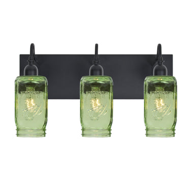 Milo 4 vanity light: Green | Besa Lighting