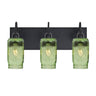 Milo 4 vanity light: Green | Besa Lighting