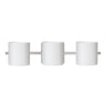 Pogo vanity light: Opal Glossy, Satin Nickel | Besa Lighting