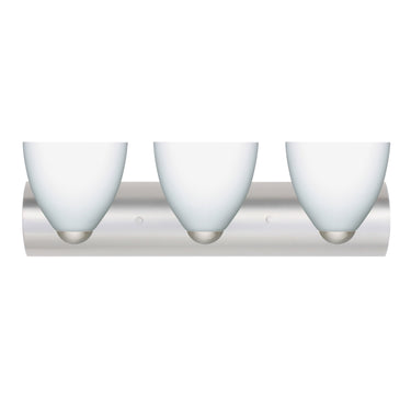 Sasha vanity light: Opal Matte | Besa Lighting