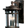Maxim Lighting Santa Barbara VX 3-Light Outdoor Wall Lantern Sienna