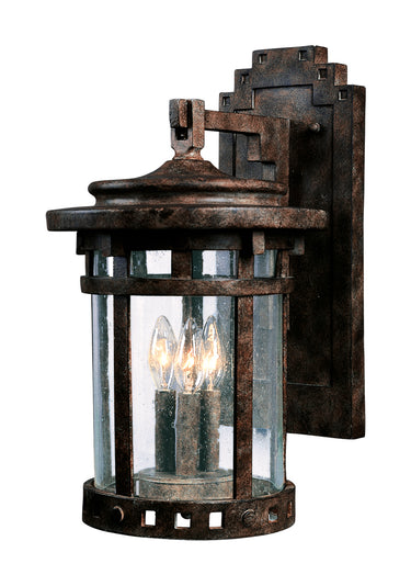 Maxim Lighting Santa Barbara VX 3-Light Outdoor Wall Lantern Sienna