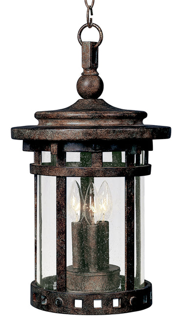 Maxim Lighting Santa Barbara VX 3-LT Outdoor Hanging Lantern Sienna