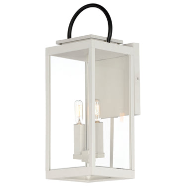 Maxim Lighting Nassau Large Outdoor Wall Lantern White/Black