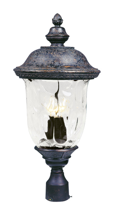 Maxim Lighting Carriage House VX 3-Light Outdoor Pole/Post Lan Oriental Bronze