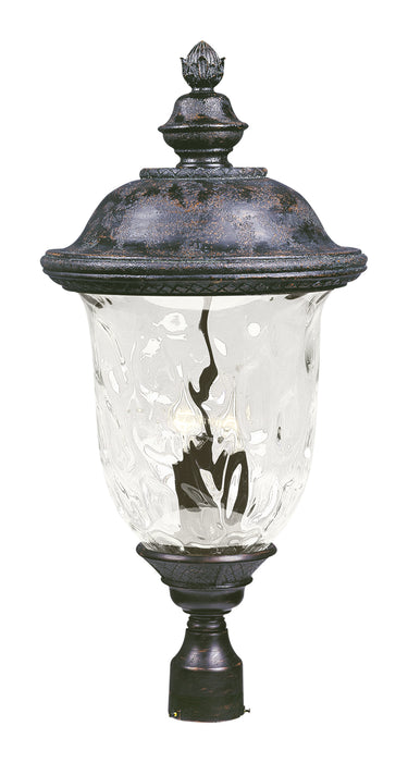 Maxim Lighting Carriage House VX 3-Light Outdoor Pole/Post Lan Oriental Bronze