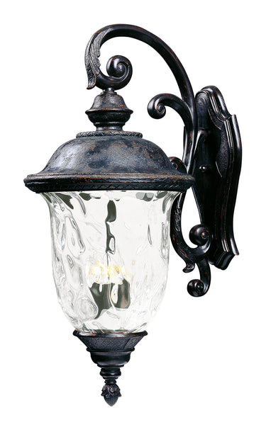 Maxim Lighting Carriage House VX 3-Light Outdoor Wall Lantern Oriental Bronze