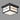 Maxim Lighting Coldwater 2-Light Outdoor Ceiling Mount Black
