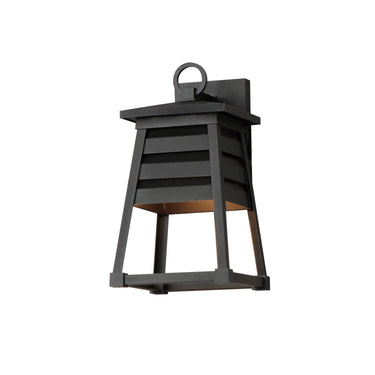 Maxim Lighting Shutters Small Outdoor Wall Sconce Black