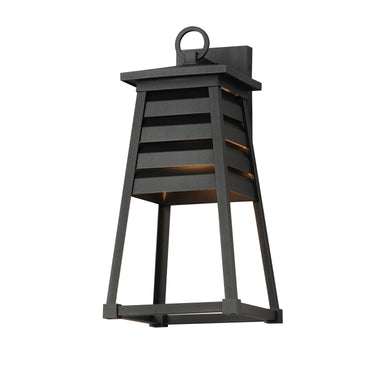 Maxim Lighting Shutters Medium Outdoor Wall Sconce Black