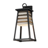 Maxim Lighting Shutters Medium Outdoor Wall Sconce Weathered Zinc/Black