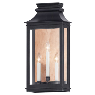 Maxim Lighting Savannah VX 3-Light Outdoor Sconce Antique Copper/Black Oxide