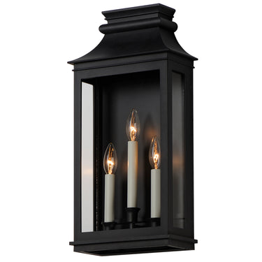 Maxim Lighting Savannah VX 3-Light Outdoor Sconce Black Oxide
