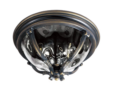 Maxim Lighting Camden 3-Light Outdoor Ceiling Mount Golden Bronze