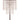 Finesse Decor Square Crystal Double Crown Table Lamp - Chrome