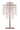 Finesse Decor Square Crystal Double Crown Table Lamp Chrome