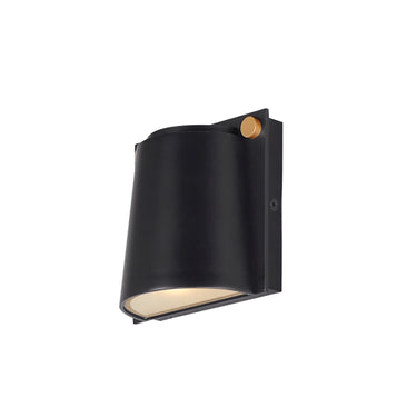 Maxim Lighting Rivet VX Small LED Outdoor Sconce Black/Antique Brass