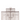 Finesse Decor Square Crystal Double Crown Table Lamp Chrome