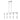 Finesse Decor Harmony 5 Light Chandelier - Chrome