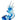 Finesse Decor Breaker Wave 21" Tall Sculpture Ocean Blue