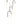 Finesse Decor LED Five Clips Chandelier Chrome