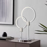 Finesse Decor Hong Kong LED Tall Table Lamp Chrome