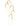 Finesse Decor LED Five Clips Chandelier Sandy Gold