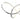 Finesse Decor Knotted LED Dimmable Chandelier Chrome