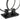 Finesse Decor Hong Kong LED Short Table Lamp - Matte Black