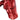 Finesse Decor Runner Woman 13" Wall Sculpture Metallic Red