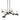 Finesse Decor Victory 12 Light Chandelier Matte Black