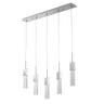 Finesse Decor Rectangular Crystal Chandelier 5 Light