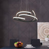 Finesse Decor Oslo LED Adjustable Chandelier Black