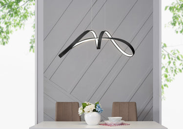 Finesse Decor Bucharest LED Chandelier Black