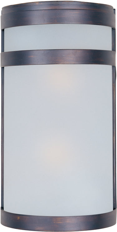 Maxim Lighting Arc 2-Light Outdoor Wall Sconce Oil Rubbed Bronze