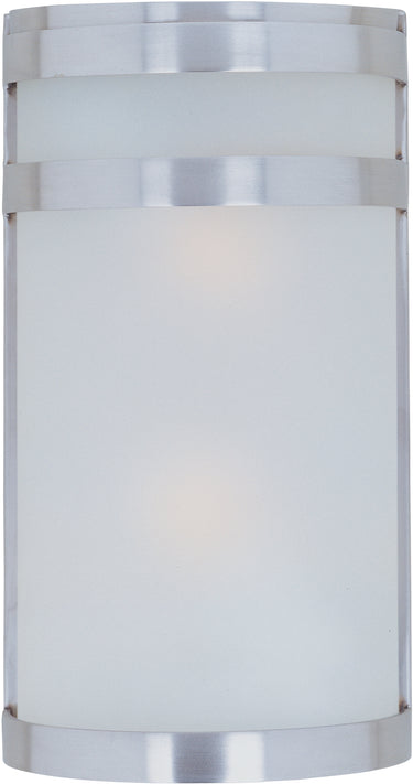 Maxim Lighting Arc 2-Light Outdoor Wall Sconce Stainless Steel