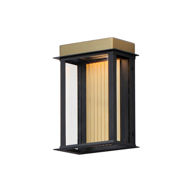 Maxim Lighting Rincon Small LED Outdoor Sconce Black/Gold