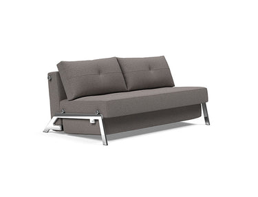 Cubed Queen convertible sleeper sofa with modern minimalist design by Innovation 521 Grey