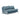 Light Blue Cubed sleeper sofa with queen-size bed conversion and sleek styling