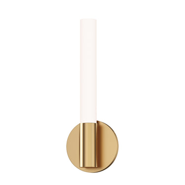 Maxim Lighting Tubi 14" 5CCT LED Wall Sconce Natural Aged Brass