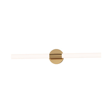 Maxim Lighting Tubi 30" 5CCT LED Bath Bar Natural Aged Brass