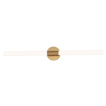 Maxim Lighting Tubi 36" 5CCT LED Bath Bar Natural Aged Brass