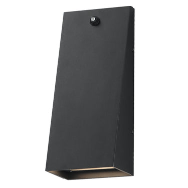 Maxim Lighting Pathfinder Tall LED Wall Sconce w Photocell 5CCT Black