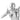 Finesse Decor Runner Woman 13" Wall Sculpture Chrome